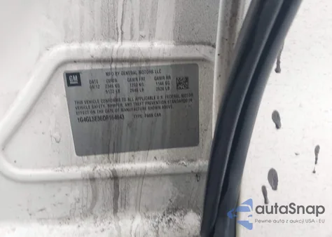 2013 Buick Lacrosse Leather Group z USA, uszkodzony, nr VIN 1G4GL5E36DF164843